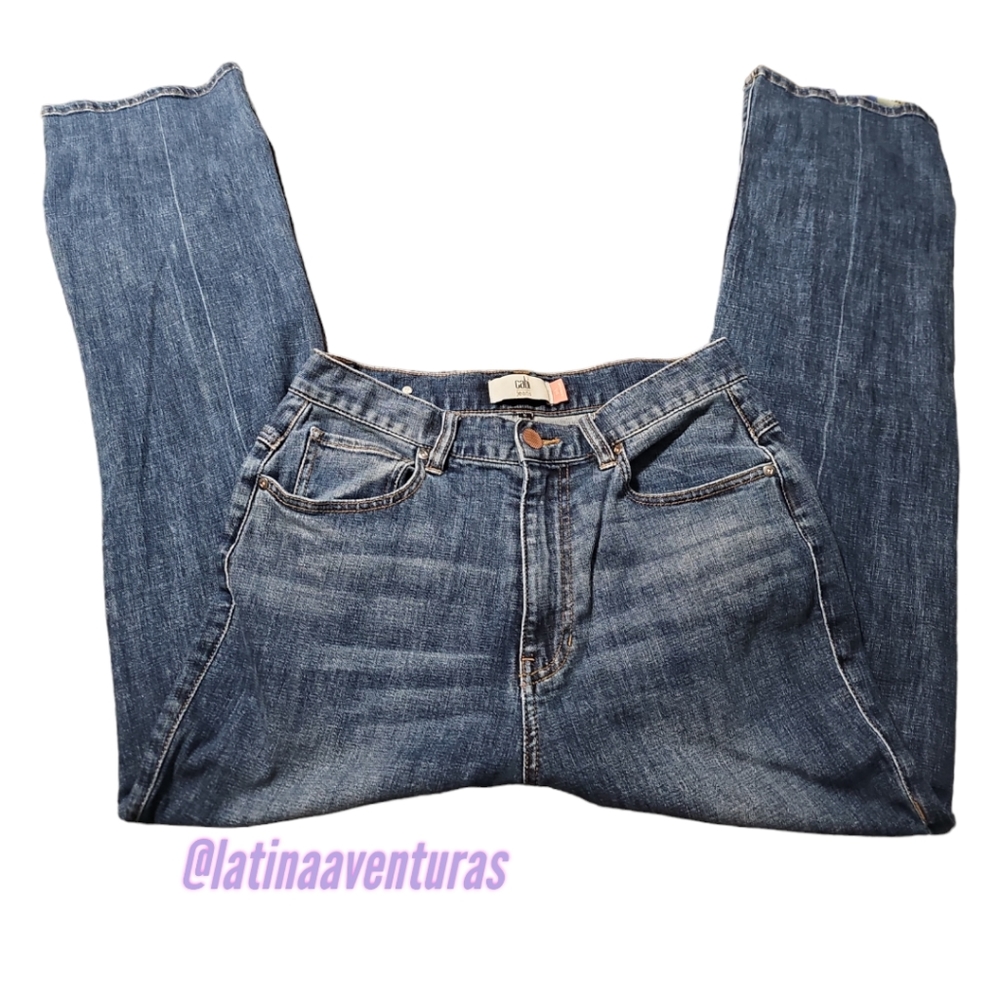 Cabi 5th Avenue Jean Women’s Size 6 Inseam 30 High Rise Flare Leg Stretch Denim